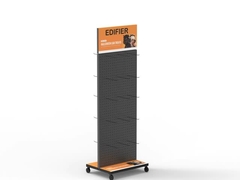 Thiết bị phụ kiện điện thoại di động tùy chỉnh giá treo kim loại phù hợp với các cửa hàng và trung tâm mua sắm