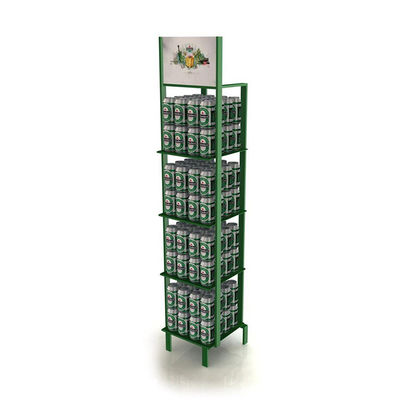 Giá trưng bày rượu tráng lệ tùy chỉnh Đế trưng bày bằng kim loại Đế trưng bày rượu ổn định cho bia