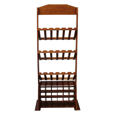 Gỗ Thông Bảo Quản Rượu Đỡ Kệ Trưng Bày Rượu Giá Đỡ Gỗ Tự Nhiên Dung Tích 24 Chai