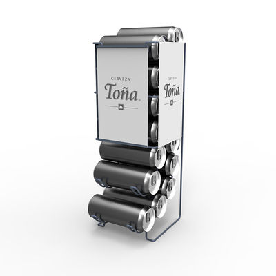 Đế trưng bày kiểu Autolift tùy chỉnh Giá đỡ màn hình kim loại Giá rượu thực dụng cho đồ uống có cồn