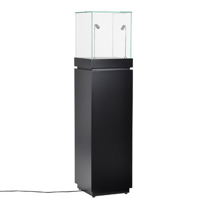 Hộp trưng bày bệ trang sức 16" Bệ trưng bày Tủ khóa ngăn kéo Đèn LED chiếu điểm
